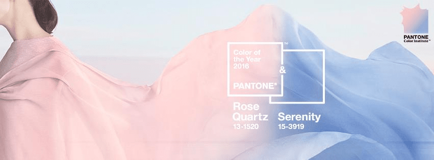 Rosa Cuarzo y Serenidad, los colores de 2016