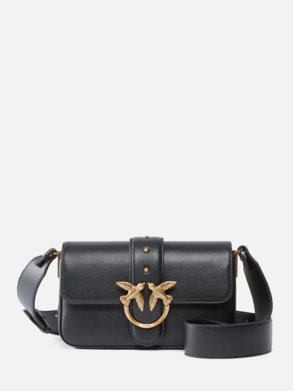 BOLSO-PEQ-LOVE-ONE-SLOUCHY-COLOR-NEGRO-ADORNO-DORADO-PINKO
